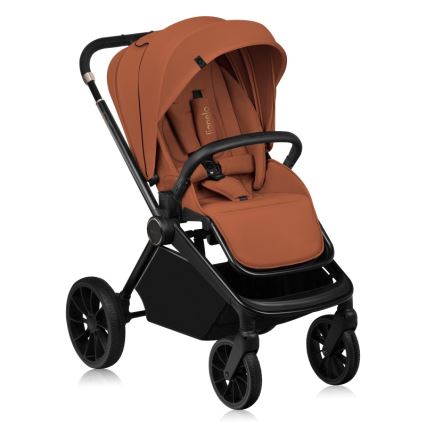 Lionelo - Kombinuotas vežimėlis 2in1 MIKA PLUS Brown Rust