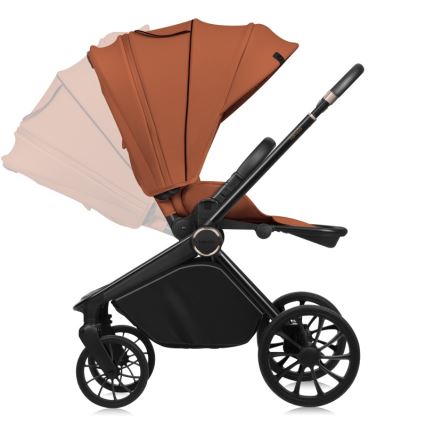 Lionelo - Kombinuotas vežimėlis 2in1 MIKA PLUS Brown Rust