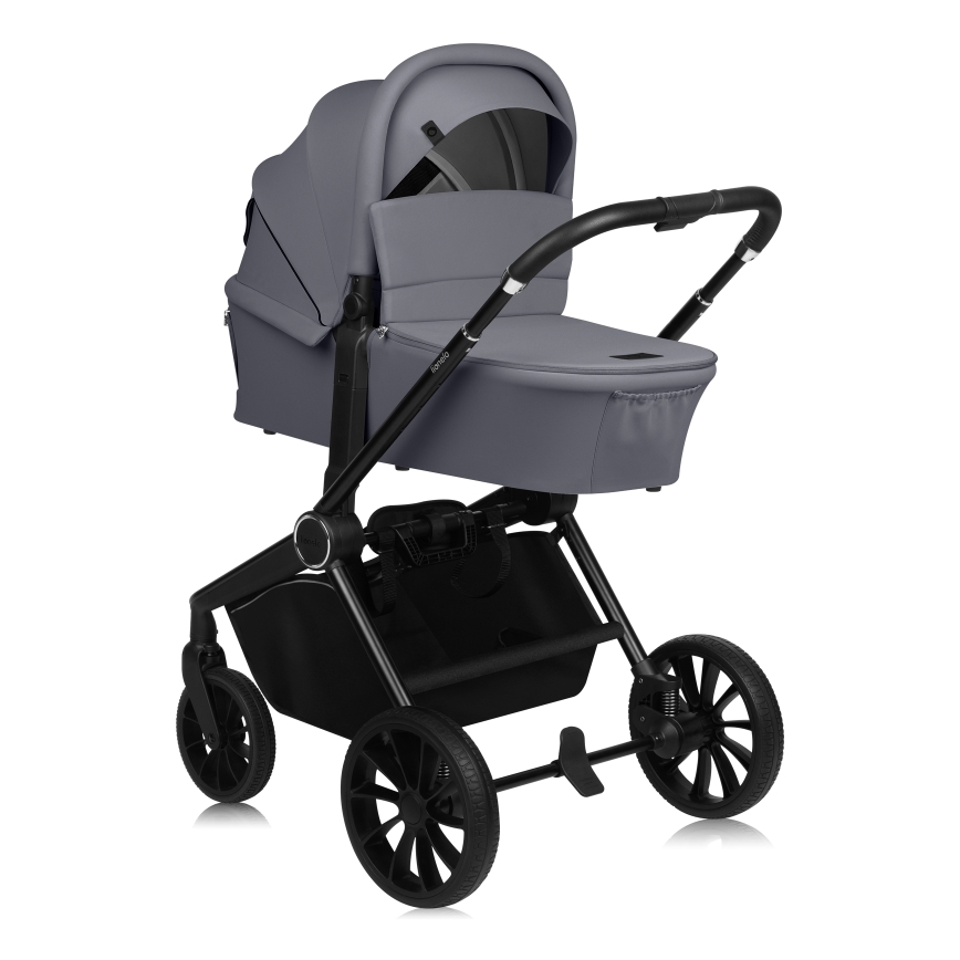 Lionelo - Kombinuotas vežimėlis 2in1 MIKA PLUS Grey Stone