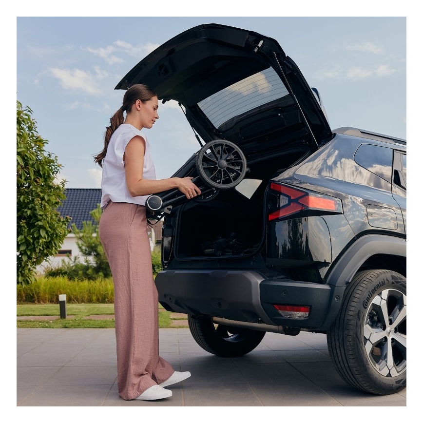 Lionelo - Kombinuotas vežimėlis 2in1 MIKA PLUS rudos-rūdžių spalvos