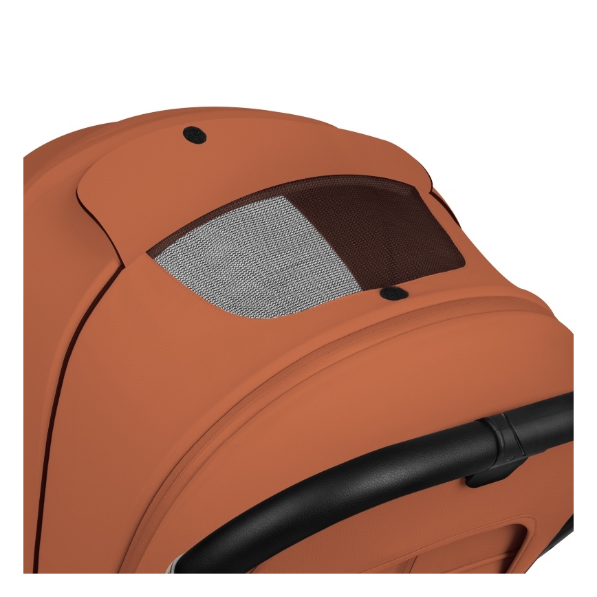 Lionelo - Kombinuotas vežimėlis 2in1 MIKA PLUS rudos-rūdžių spalvos