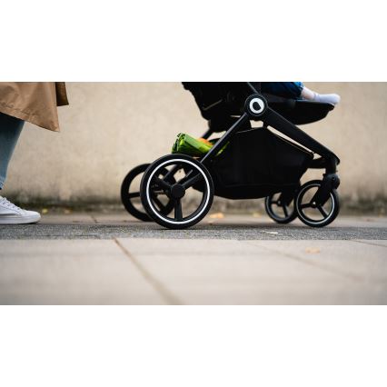 Lionelo - Kombinuotas vežimėlis 2in1 MIKA tamsiai mėlynas