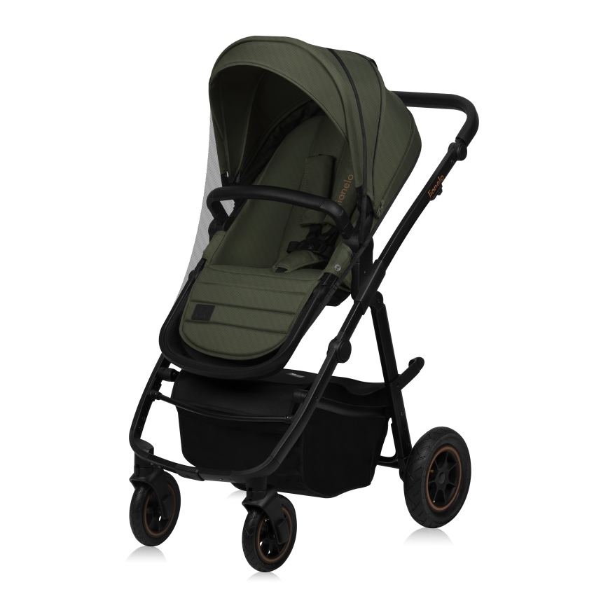 Lionelo - Kombinuotas vežimėlis 3 viename AMBER PLUS Green Forest