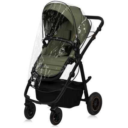 Lionelo - Kombinuotas vežimėlis 3 viename AMBER PLUS Green Forest