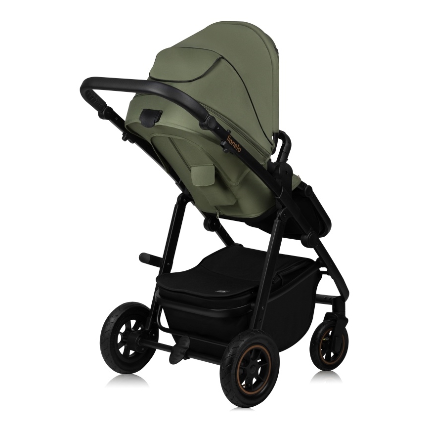 Lionelo - Kombinuotas vežimėlis 3 viename AMBER PLUS Green Forest