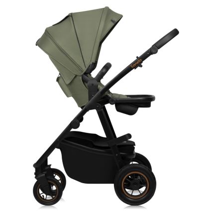 Lionelo - Kombinuotas vežimėlis 3 viename AMBER PLUS Green Forest