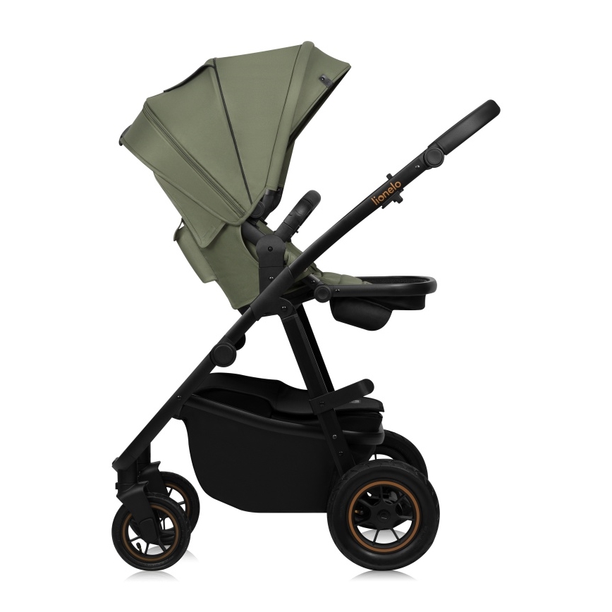 Lionelo - Kombinuotas vežimėlis 3 viename AMBER PLUS Green Forest
