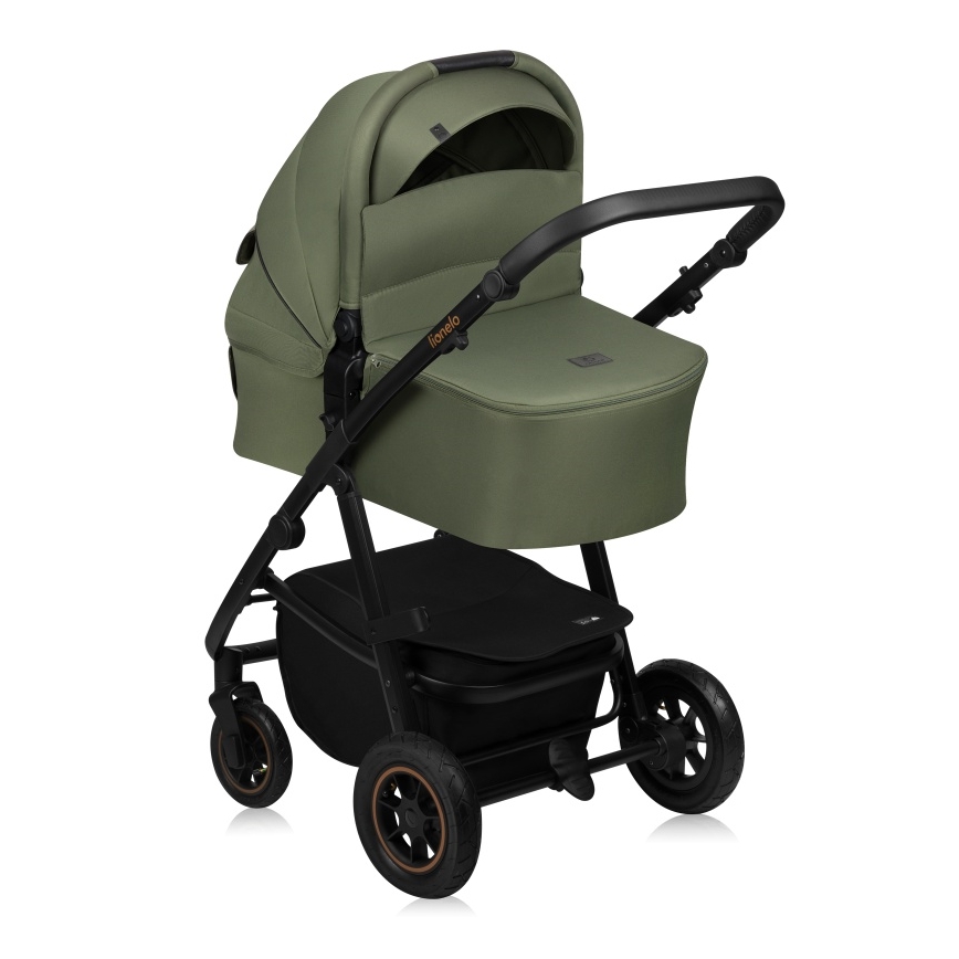 Lionelo - Kombinuotas vežimėlis 3 viename AMBER PLUS Green Forest