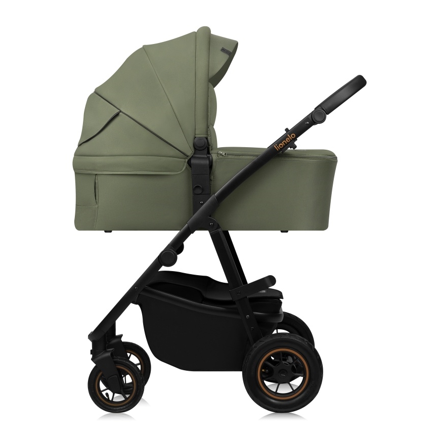 Lionelo - Kombinuotas vežimėlis 3 viename AMBER PLUS Green Forest