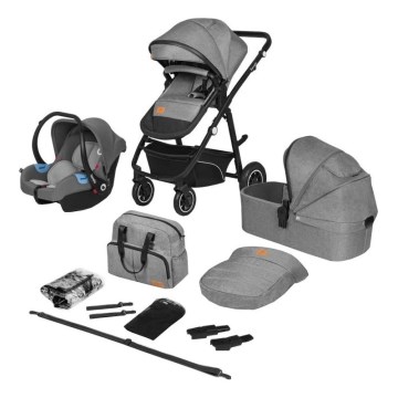 Lionelo - Kombinuotas vežimėlis 3 viename BIANKA Grey Stone
