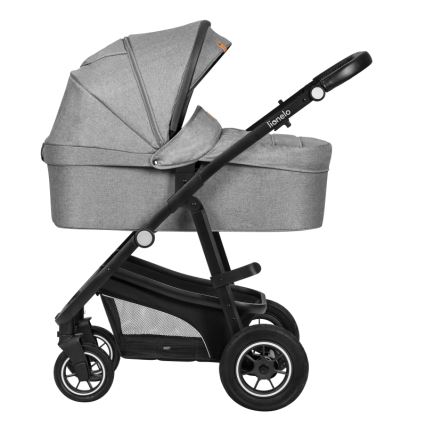 Lionelo - Kombinuotas vežimėlis 3 viename BIANKA Grey Stone