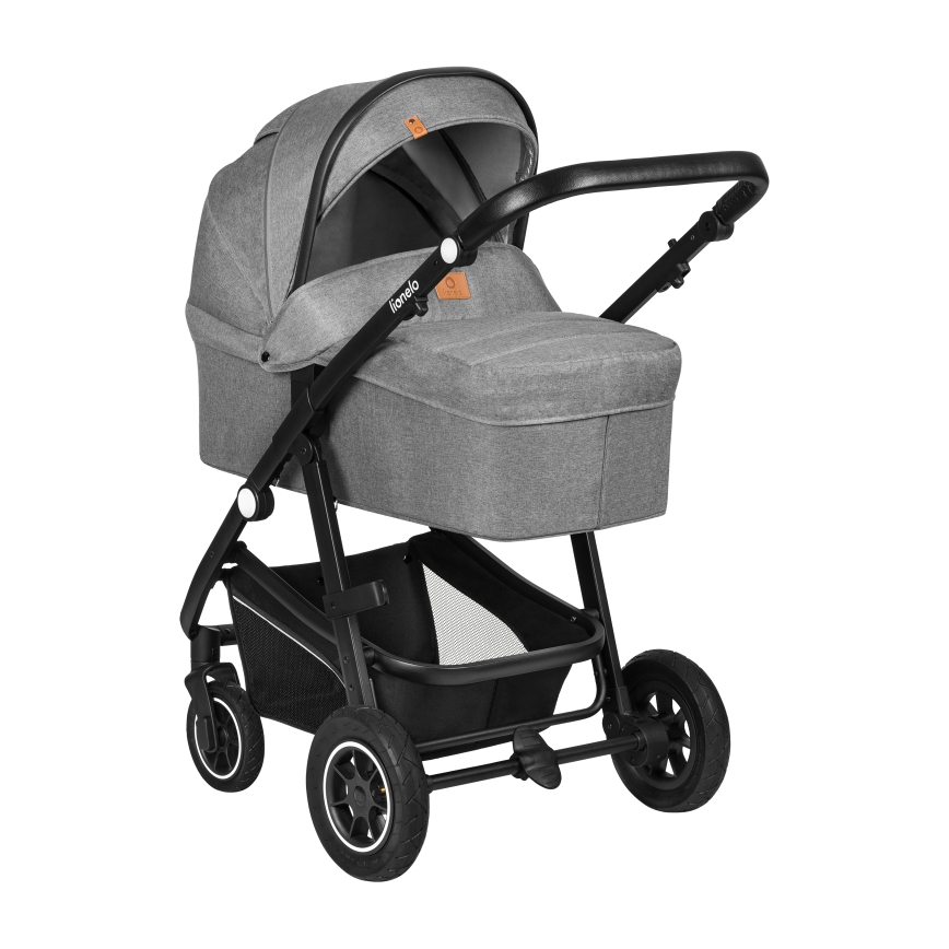 Lionelo - Kombinuotas vežimėlis 3 viename BIANKA Grey Stone