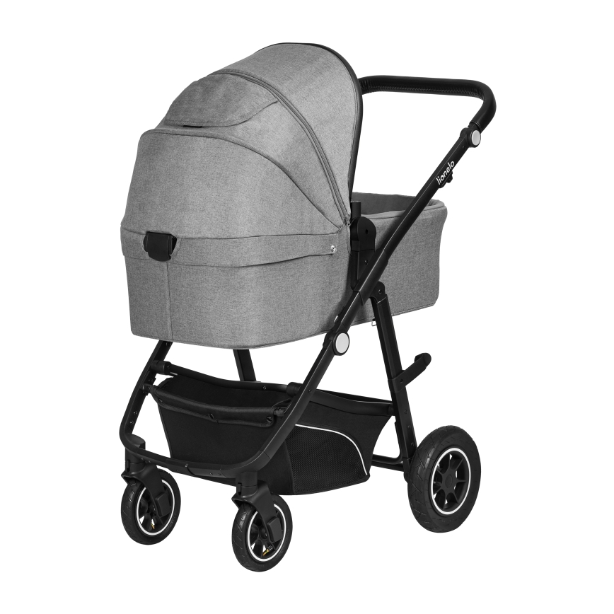 Lionelo - Kombinuotas vežimėlis 3 viename BIANKA Grey Stone