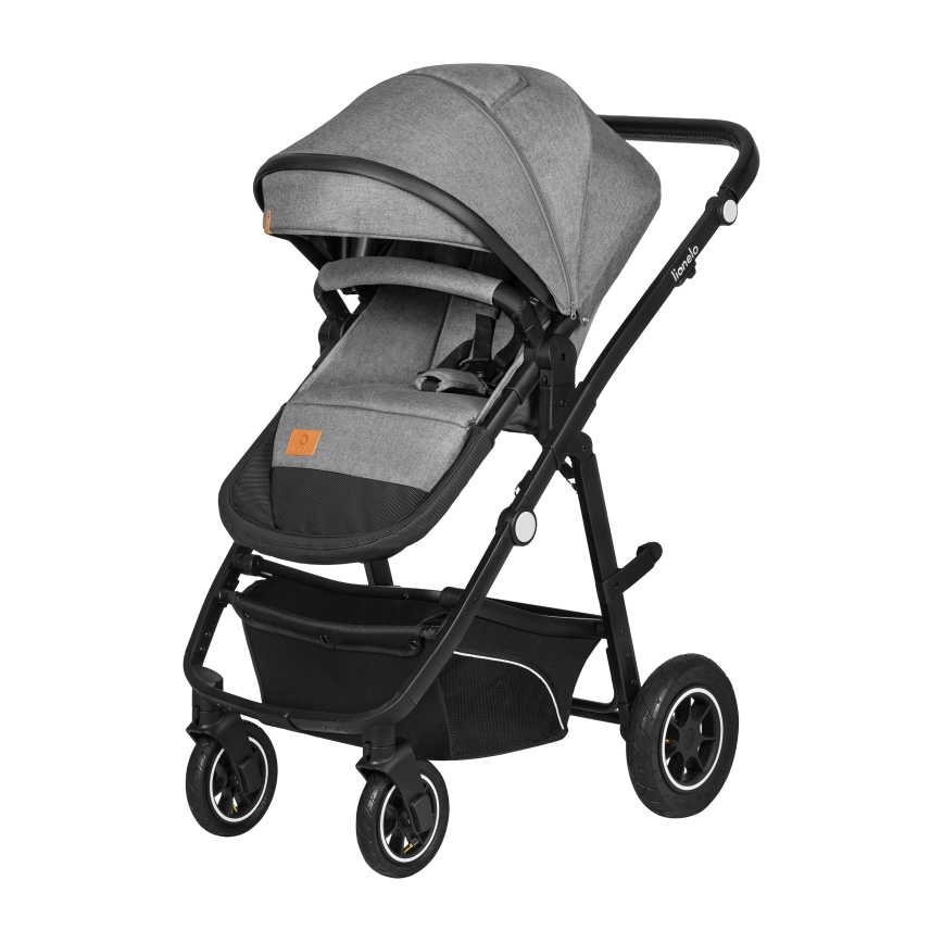 Lionelo - Kombinuotas vežimėlis 3 viename BIANKA Grey Stone