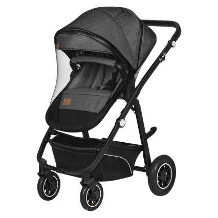 Lionelo - Kombinuotas vežimėlis 3 viename BIANKA Grey Stone