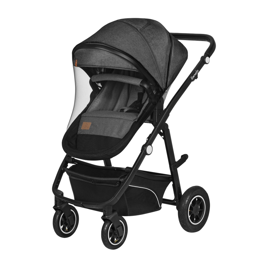 Lionelo - Kombinuotas vežimėlis 3 viename BIANKA Grey Stone