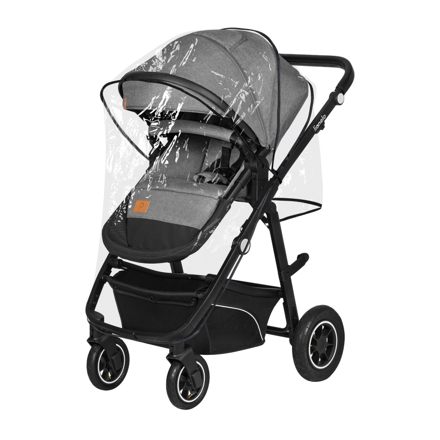 Lionelo - Kombinuotas vežimėlis 3 viename BIANKA Grey Stone