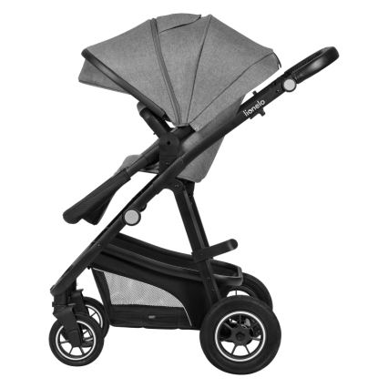 Lionelo - Kombinuotas vežimėlis 3 viename BIANKA Grey Stone
