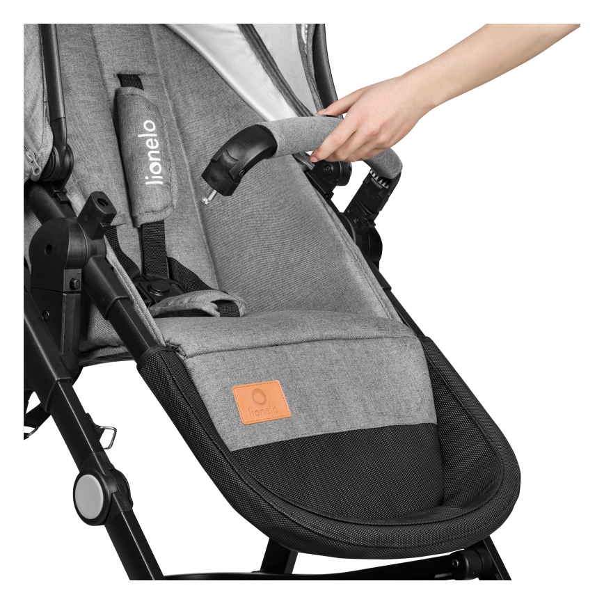 Lionelo - Kombinuotas vežimėlis 3 viename BIANKA Grey Stone