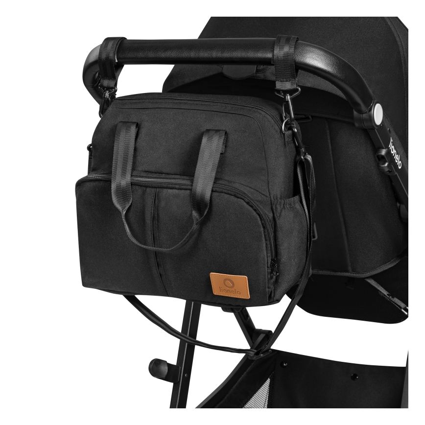 Lionelo - Kombinuotas vežimėlis 3 viename BIANKA Juodasis Oniksas