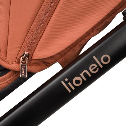 Lionelo - kombinuotas vežimėlis 3 viename LAYLA, rūdžių rudos spalvos