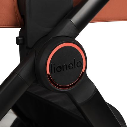 Lionelo - kombinuotas vežimėlis 3 viename LAYLA, rūdžių rudos spalvos