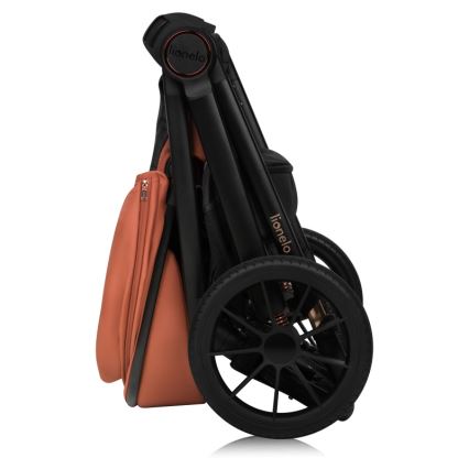 Lionelo - kombinuotas vežimėlis 3 viename LAYLA, rūdžių rudos spalvos