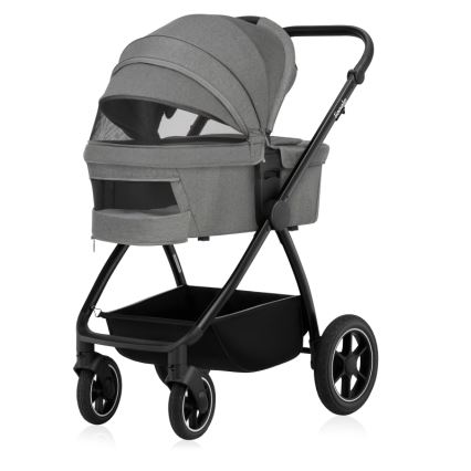 Lionelo - Kombinuotas vežimėlis 3 viename MERIL Grey Stone