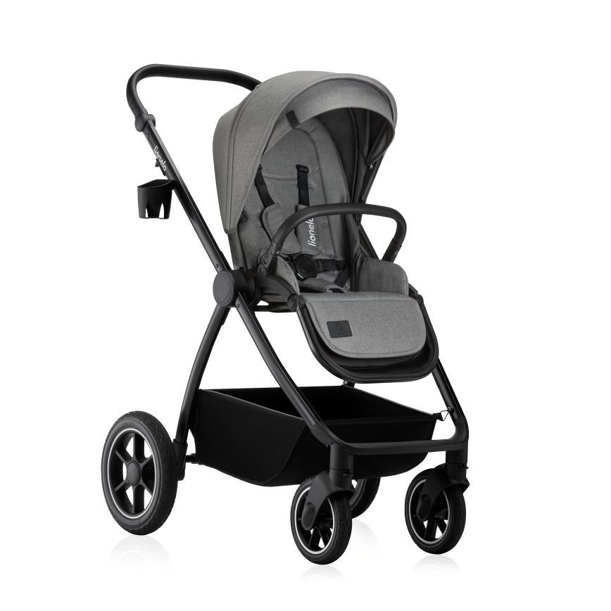 Lionelo - Kombinuotas vežimėlis 3 viename MERIL Grey Stone