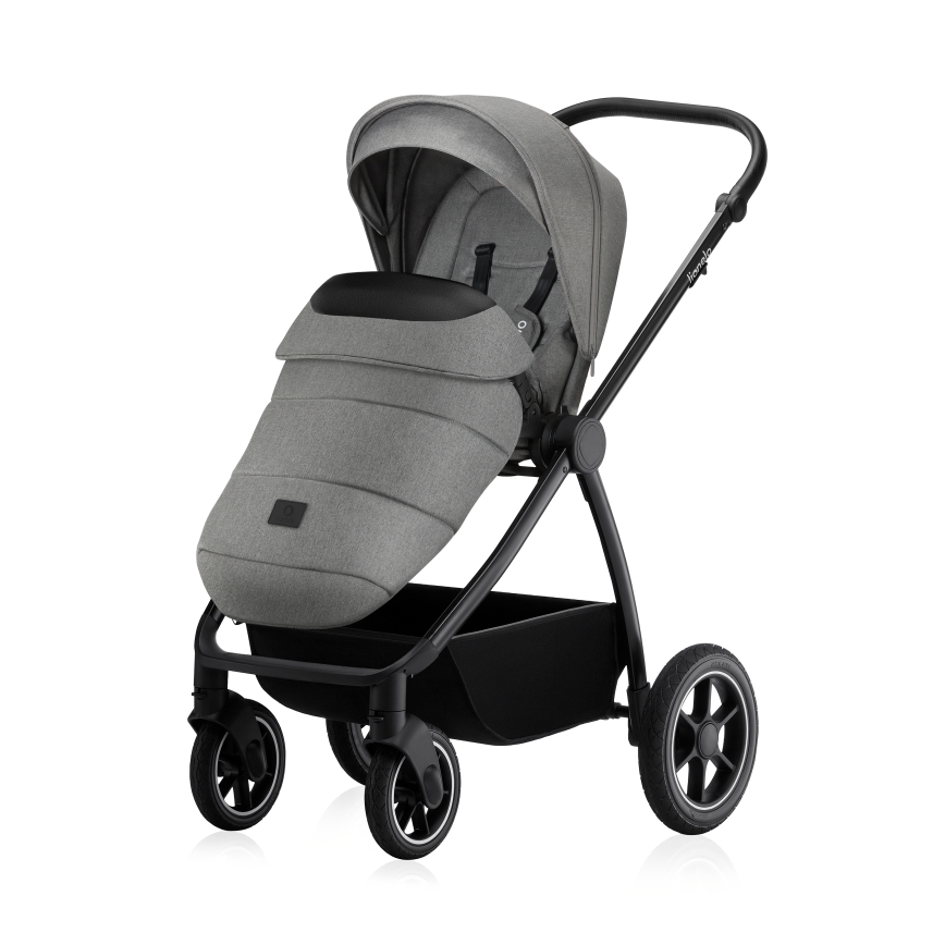 Lionelo - Kombinuotas vežimėlis 3 viename MERIL Grey Stone