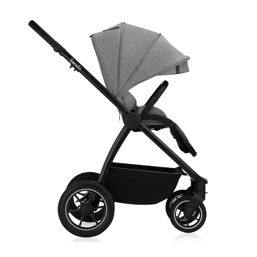 Lionelo - Kombinuotas vežimėlis 3 viename MERIL Grey Stone
