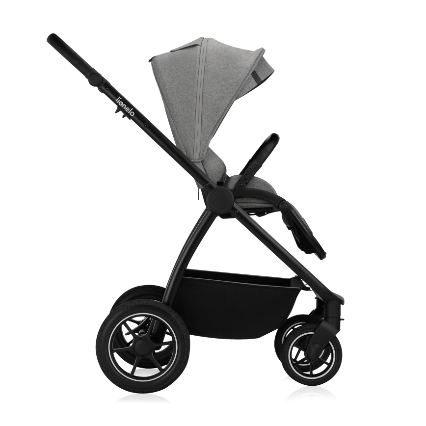 Lionelo - Kombinuotas vežimėlis 3 viename MERIL Grey Stone