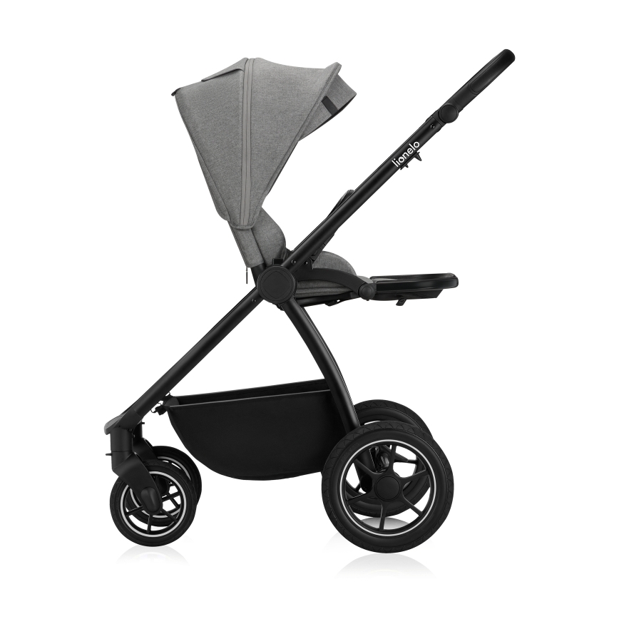 Lionelo - Kombinuotas vežimėlis 3 viename MERIL Grey Stone