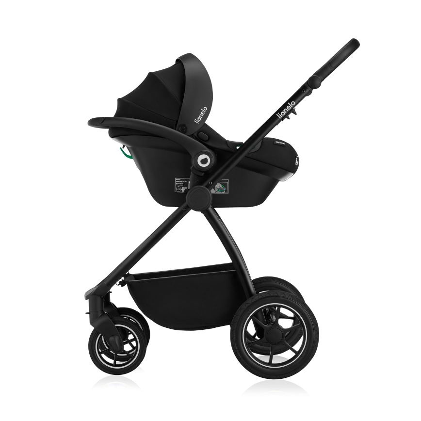 Lionelo - Kombinuotas vežimėlis 3 viename MERIL Grey Stone