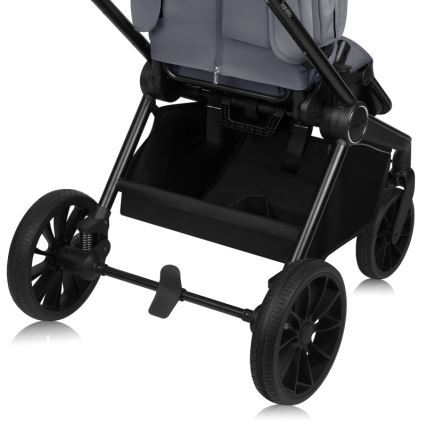 Lionelo - Kombinuotas vežimėlis 3 viename MIKA PLUS Grey Stone