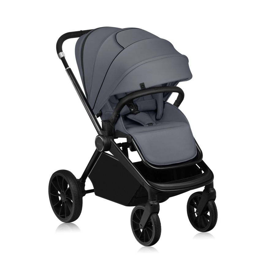 Lionelo - Kombinuotas vežimėlis 3 viename MIKA PLUS Grey Stone