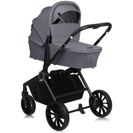 Lionelo - Kombinuotas vežimėlis 3 viename MIKA PLUS Grey Stone