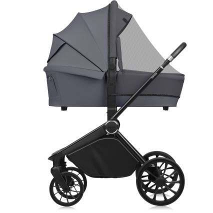 Lionelo - Kombinuotas vežimėlis 3 viename MIKA PLUS Grey Stone