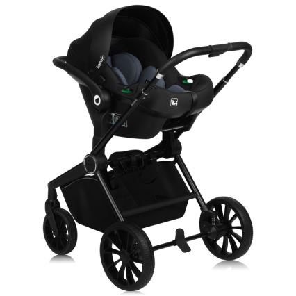 Lionelo - Kombinuotas vežimėlis 3 viename MIKA PLUS Grey Stone