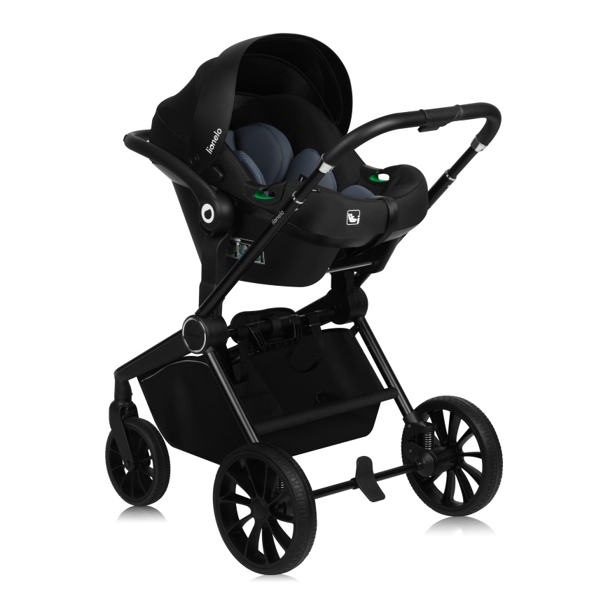 Lionelo - Kombinuotas vežimėlis 3 viename MIKA PLUS Grey Stone
