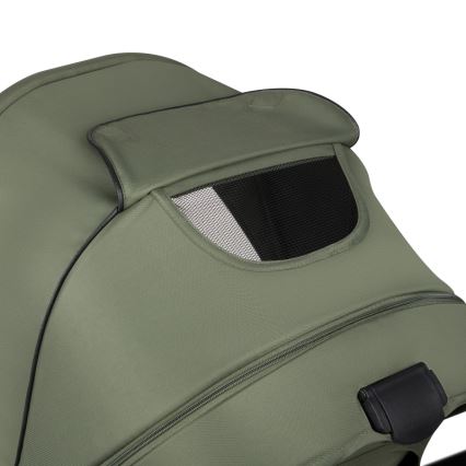 Lionelo - Kombinuotas vežimėlis 3in1 AMBER PLUS Green Forest