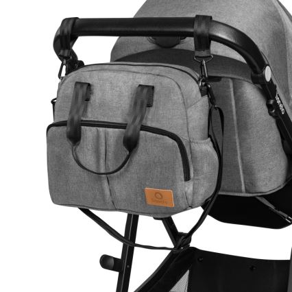 Lionelo - Kombinuotas vežimėlis 3in1 BIANKA Pilkas akmuo