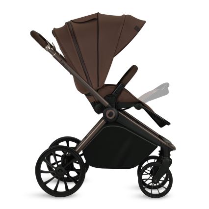 Lionelo - Kombinuotas vežimėlis 3in1 MIKA PLUS Mocha Mousse