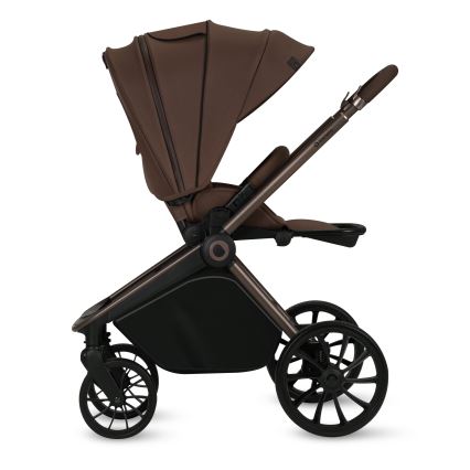 Lionelo - Kombinuotas vežimėlis 3in1 MIKA PLUS Mocha Mousse