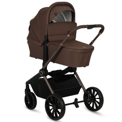 Lionelo - Kombinuotas vežimėlis 3in1 MIKA PLUS Mocha Mousse