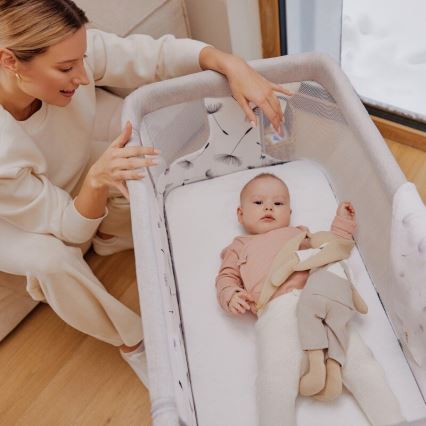 Lionelo - Kūdikio lovelė 3in1 AURORA smėlio spalva