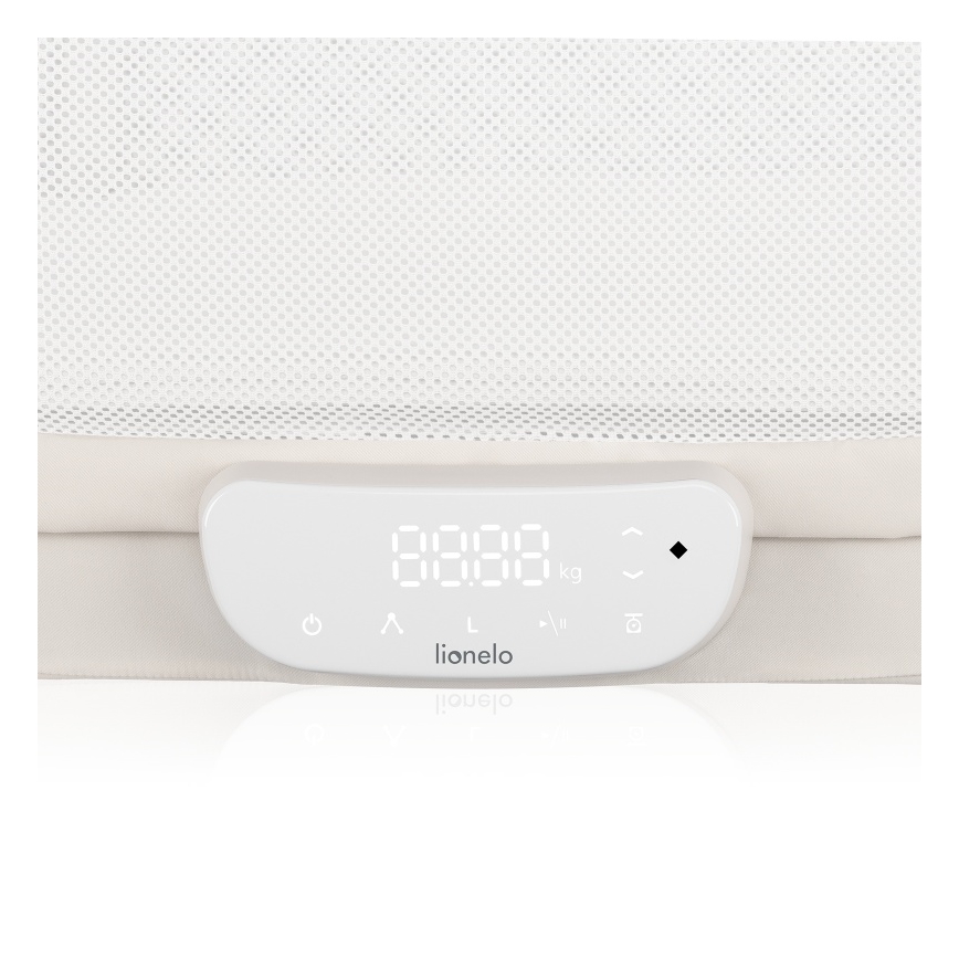 Lionelo - Kūdikio lovelė su integruota svarstyklė CORAL White