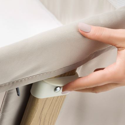 Lionelo - Kūdikio lovytė 5 viename THOMI PLUS smėlio spalvos