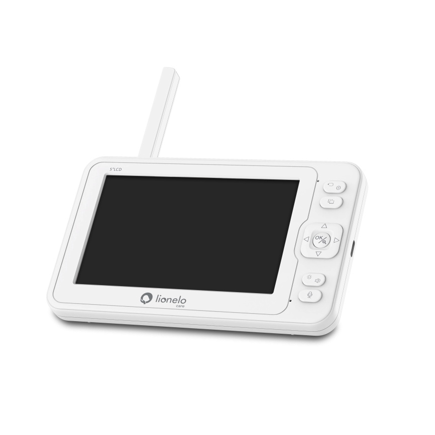 Lionelo - kūdikio stebėjimo prietaisas su monitoriumi BABYLINE 6.2 5V 3600 mAh