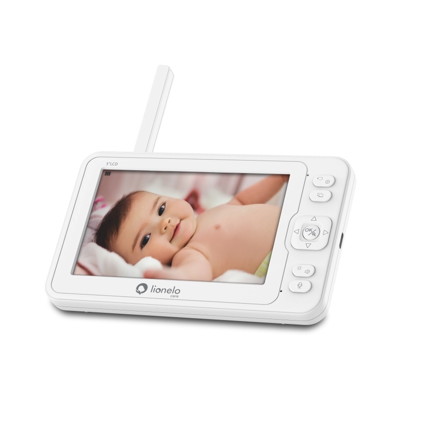 Lionelo - kūdikio stebėjimo prietaisas su monitoriumi BABYLINE 6.2 5V 3600 mAh